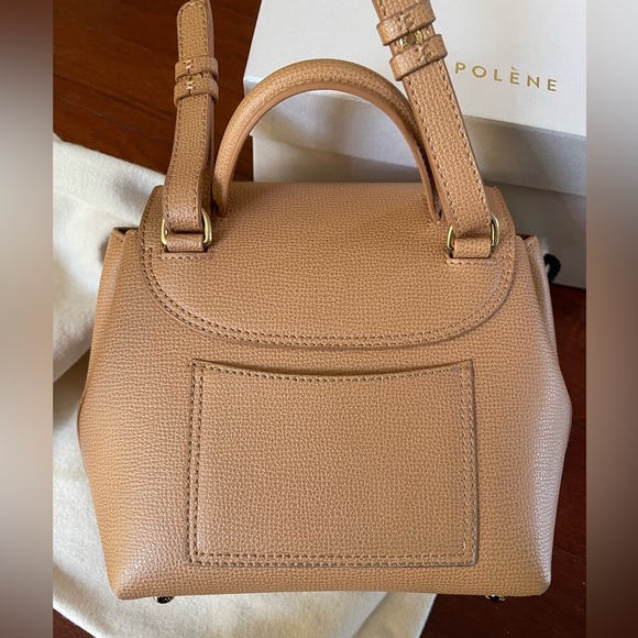Polene Numero Un (Number One) Nano in tan textured leather - with box & dust bag - Picture 4 of 6